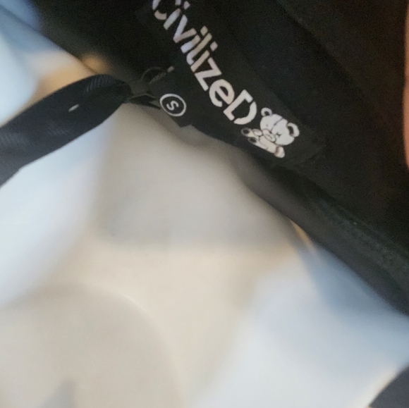 CIVILIZED Notorious Bear Pullover Roomy Hoodie (Black) Sz. Small NWT - Picture 7 of 7